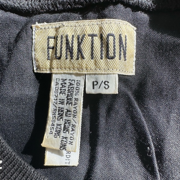 Vintage 100% rayon long sleeve shirt size small oversized FUNKTION - Picture 5 of 9